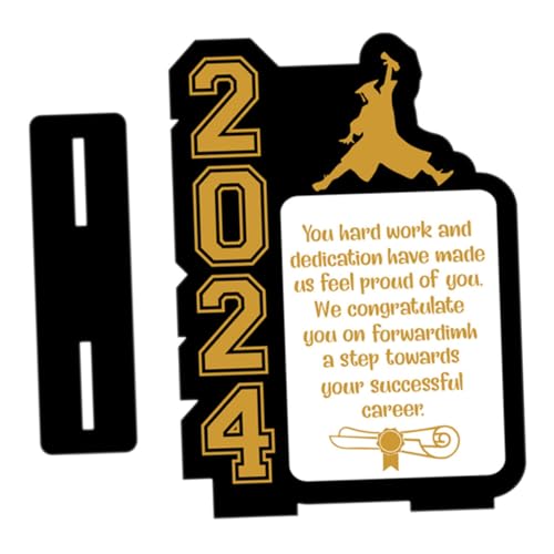 Abaodam Abschlussfeier Tischdekoration aus Holz Robuste Esstischdeko Stilvolles Mittelstück für Graduation Party Dekoratives Holzschild für Feierliche Anlässe Abaodam Abschlussfeier Tischdekoration aus Holz Robuste Esstischdeko Stilvolles Mittelstück für Graduation Party Dekoratives Holzschild für Feierliche Anlässe von Abaodam