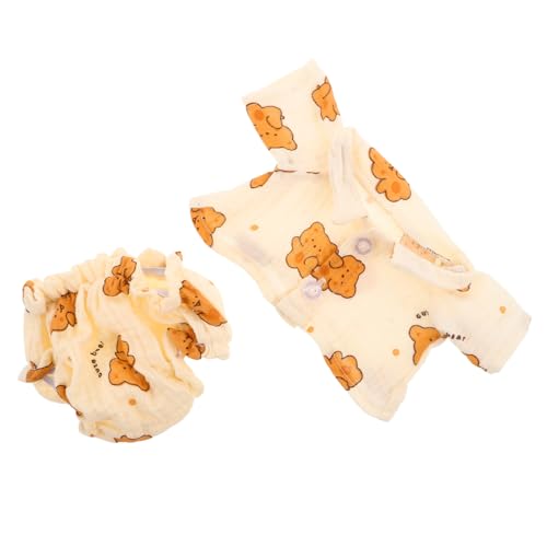 Abaodam Bären Pyjamas Für Stofftiere Kuscheliges Pajama Aus Weichem Plüschstoff Winzige Bärenkleidung Für Bären Spielzeug Für Kreative Outfits Und Spielmöglichkeiten von Abaodam