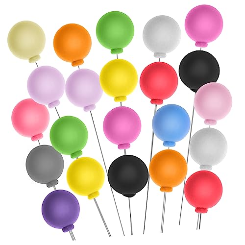 Abaodam Bunte Schaumstoff-Kugel-Kuchendekorationen für Geburtstagspartys, Hochzeiten, Duschen, Kuchendekorationen, einfaches Einsetzen, bezauberndes Design, sicheres Schaumstoffmaterial, Feiern, 30 Abaodam Bunte Schaumstoff-Kugel-Kuchendekorationen für Geburtstagspartys, Hochzeiten, Duschen, Kuchendekorationen, einfaches Einsetzen, bezauberndes Design, sicheres Schaumstoffmaterial, Feiern, 30 von Abaodam