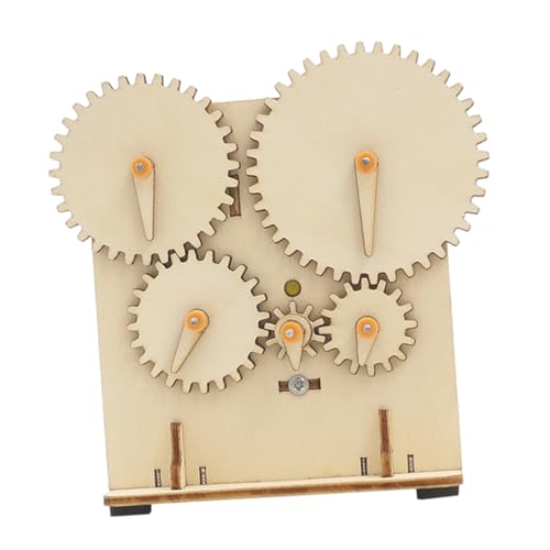 Abaodam DIY Holzbausatz Zahnradgetriebe Wissenschaftsspielzeug für Präzise Passform Fördert Handfertigkeiten und Physikverständnis für Schule und Zuhause Abaodam DIY Holzbausatz Zahnradgetriebe Wissenschaftsspielzeug für Präzise Passform Fördert Handfertigkeiten und Physikverständnis für Schule und Zuhause von Abaodam