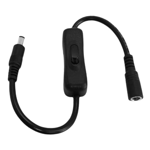 Abaodam Effektgeräte Stromschalter Verlängerungskabel Gitarre Kompatibel Gummi metall Robust Vielseitig für Pedalboard und Effektgeräte von Abaodam