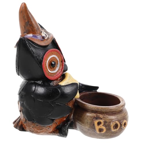 Abaodam Eule Kerzenhalter halloween atmosphäre halloween dekoration kerzenständer halloween kerzenhalter Eulenfigur Dekorationen LED teelichter Eulen-Kerzenhalter Rasenschmuck Harz Abaodam Eule Kerzenhalter halloween atmosphäre halloween dekoration kerzenständer halloween kerzenhalter Eulenfigur Dekorationen LED teelichter Eulen-Kerzenhalter Rasenschmuck Harz von Abaodam