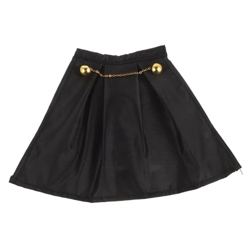 Abaodam Figur Umhang Puppenumhang Puppen Umhang für Puppen Umhang Kleid Kleidung für Figuren Minikleidung für Puppen-Minikleidung Puppenmantel Stoff Black von Abaodam