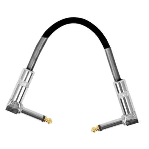 Abaodam Gitarrenkabel mit Rauschunterdrückung Rechtwinkliges Effektpedal Patchkabel Langlebiges Audiokabel für Elektrische Gitarre Kompakt und Vielseitig für Bühne und Studio Abaodam Gitarrenkabel mit Rauschunterdrückung Rechtwinkliges Effektpedal Patchkabel Langlebiges Audiokabel für Elektrische Gitarre Kompakt und Vielseitig für Bühne und Studio von Abaodam