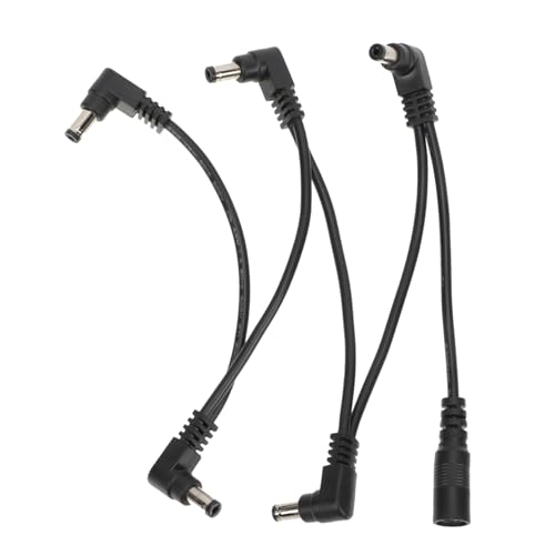 Abaodam Guitar Effector Power Cord Einziehbar Leicht Langlebig mit Glattem Gehäuse für Performance Zubehör Geeignet für Effektgeräte und Pedale von Abaodam