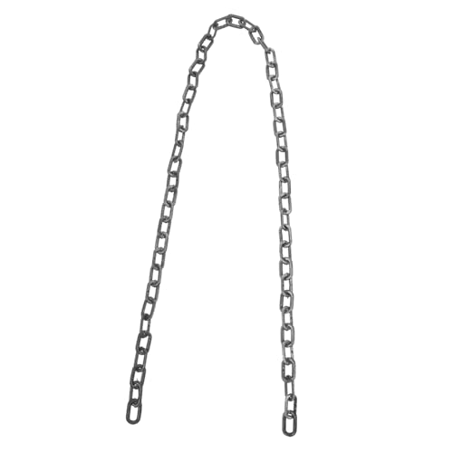 Abaodam Halloween-Dekorationen Halloween Deko Fake Chain Link Silber Halloween Kunststoffkette Kunststoffkette Requisite Kunststoff Fake Kette Für Halloween Party von Abaodam