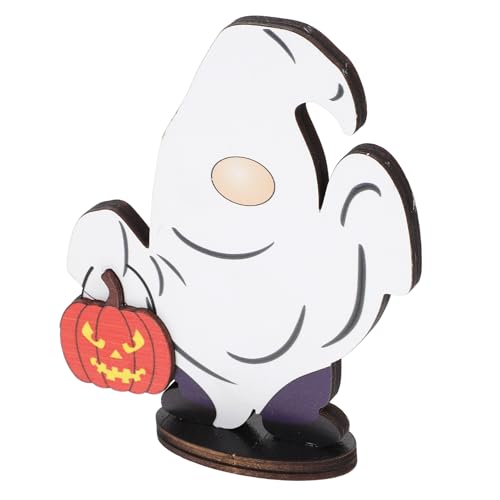 Abaodam Halloween Tischdeko GNOME Holzfigur Charmanter Tischaufsatz Für Festliche Anlässe Für Halloween-feiern Bringt Atmosphäre Und Stil Zuhause von Abaodam
