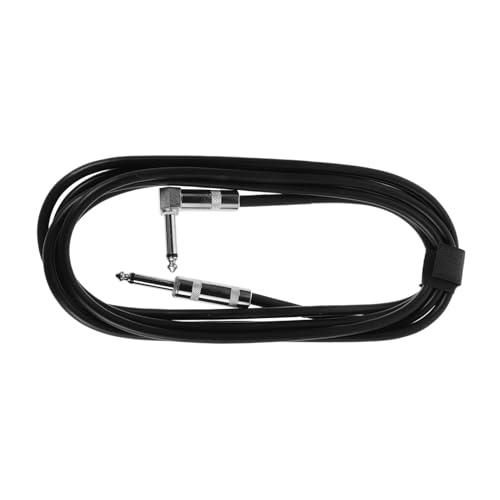 Abaodam Instrumentenkabel für Gitarre und Bass Lärmschutz Abgewinkelte Stecker Hochwertiges Kupferkabel für Klaren Sound für Live Auftritte und Aufnahmen von Abaodam