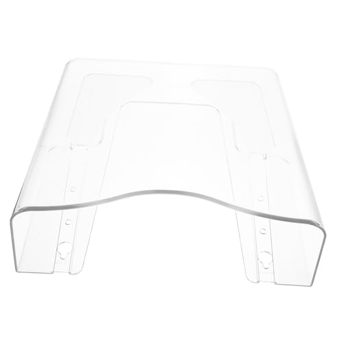Abaodam Katalogständer Postkartenhalter-Ausstellungsständer Einzelhandelsausstellungsstand Wandprospekthalter Wall Mount Mails Magazine Organizer Acryl Transparent von Abaodam