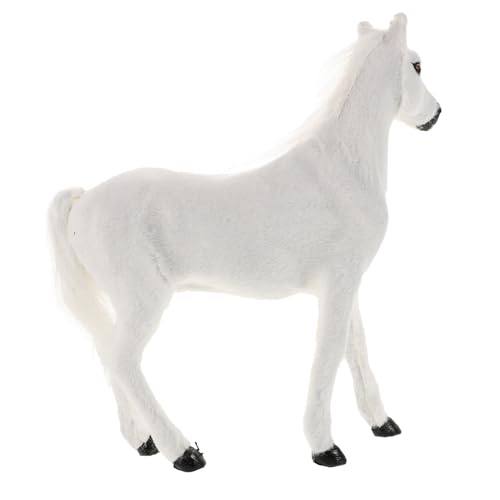 Abaodam Kinderpferd Kleine Pferdefiguren Für Pferde Kleinkindpferd Pferdespielzeug Für Kleinkinder Pferdestatue Pferdestall Spielset Plüschstoff Weiß Abaodam Kinderpferd Kleine Pferdefiguren Für Pferde Kleinkindpferd Pferdespielzeug Für Kleinkinder Pferdestatue Pferdestall Spielset Plüschstoff Weiß von Abaodam