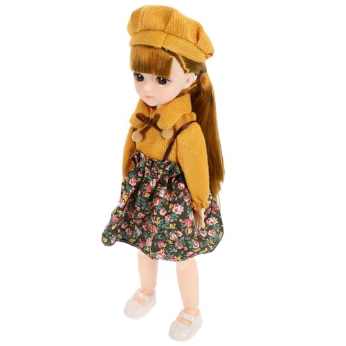 Abaodam Kinderpuppen kinderspielzeug kinderzimmer Puppenhut Fantasiespielzeug Phantasievolles Süße Puppe Anime-Puppen Bjd-Puppe lebendige Puppe Kunststoff Colorful von Abaodam
