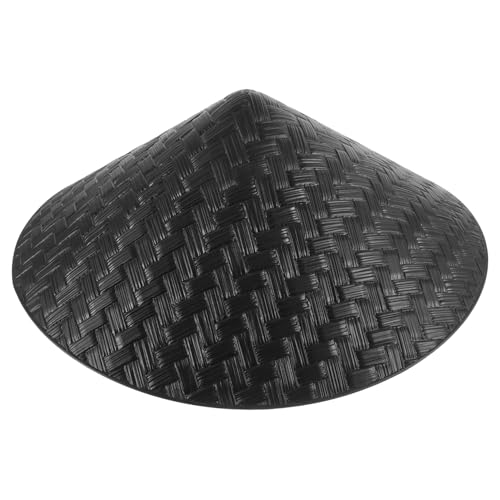 Abaodam Kunststoff Trichterhut Woven Hat für Cosplay Leichter Strapazierfähiger Partyhut für Bühnenaufführungen und Festivals für Erwachsene von Abaodam