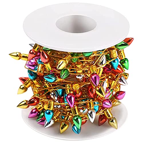 Abaodam Lampenperlen Kunststoff Weihnachtsbirnen Perlen Für Miniaturhaus Möbel Schmuckzubehör von Abaodam
