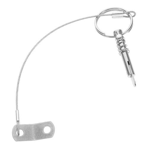 Abaodam Meereszungenstift Sicherheitsnadeln groß Sicherheitsnadeln für Kleidung Marine-Raststift Sicherheitskupplungsstift Kupplungsverriegelungsstift Sicherungsstifte Edelstahl 316 Silver von Abaodam