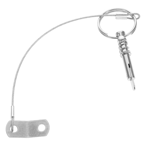 Abaodam Meereszungenstift Stahlstift Hardware-Pins -Sicherheitsnadeln Kupplungsverriegelungsstift Meereszungennadel Sicherungsstift Marine-Raststift Edelstahl 316 Silver von Abaodam