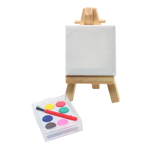 Abaodam Mini Staffelei Modell aus Holz und Kunststoff Miniatur Malstaffelei mit Realistischem Design Leichtes Mini Haus Dekorationsset Vielseitiges Miniatur Kunstzubehör für Kreative Abaodam Mini Staffelei Modell aus Holz und Kunststoff Miniatur Malstaffelei mit Realistischem Design Leichtes Mini Haus Dekorationsset Vielseitiges Miniatur Kunstzubehör für Kreative von Abaodam