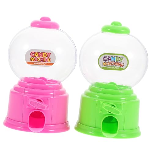 Abaodam Mini-Süßigkeitenspender, kleine Verkaufsautomaten für Geburtstagspartys, Geschenke und kreative Spielzeit, inklusive und Farben, lustige Leckerei-Behälter für Süßigkeiten, 2 Stück Abaodam Mini-Süßigkeitenspender, kleine Verkaufsautomaten für Geburtstagspartys, Geschenke und kreative Spielzeit, inklusive und Farben, lustige Leckerei-Behälter für Süßigkeiten, 2 Stück von Abaodam