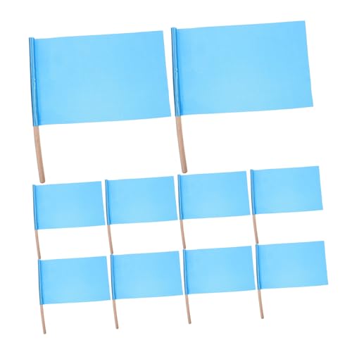 Abaodam Mini-flaggen Blanko 10er-Pack Kleine Flaggen Für Garten Festival Hochzeit Dekoration Abaodam Mini-flaggen Blanko 10er-Pack Kleine Flaggen Für Garten Festival Hochzeit Dekoration von Abaodam