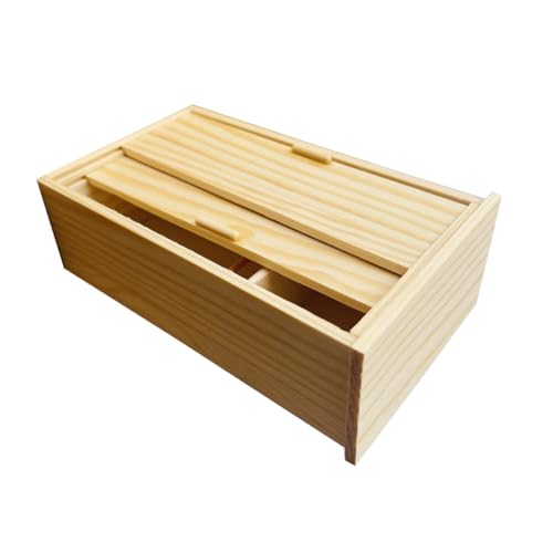Abaodam Miniatur Holz Kleiderschrank Kinderfreundlich Simulation Schrank Puppenhaus Möbel Vintage Mini Kommode Für Puppen Schlafzimmer Dekoration von Abaodam