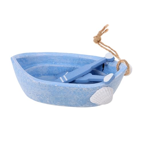 Abaodam Miniatur Strandboot Dekoration Juteseil Leichtes Puppenhaus Ornament Kreative Mikro Landschaft Deko für Tisch Garten Sandkasten und DIY Projekte Hellblaues Vintage Modell Abaodam Miniatur Strandboot Dekoration Juteseil Leichtes Puppenhaus Ornament Kreative Mikro Landschaft Deko für Tisch Garten Sandkasten und DIY Projekte Hellblaues Vintage Modell von Abaodam