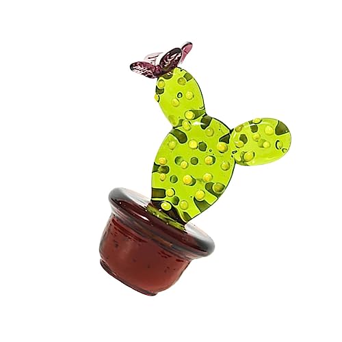 Abaodam Ornamente Bastelklötzchen Dekoration Bastelset Kunstpflanze Wohnkultur Soda-Kalk-Glas Anlage Spielzeug von Abaodam