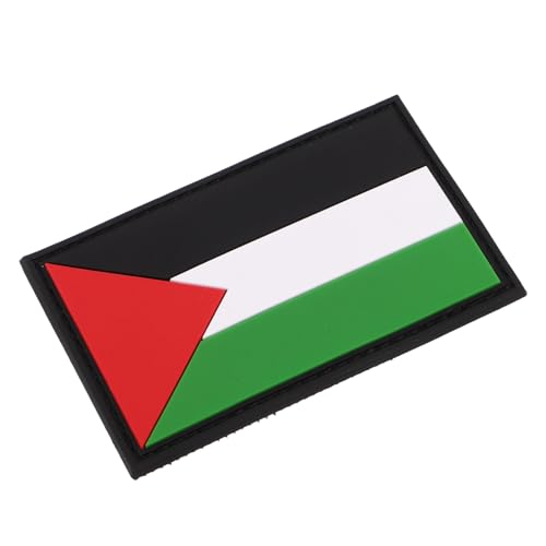 Abaodam Palästina Flagge Aufnäher mit Dekorativer Gestickter Armabzeichen für Rucksäcke Jacken und Accessoires für Outdoor Aktivitäten und Persönliche Abaodam Palästina Flagge Aufnäher mit Dekorativer Gestickter Armabzeichen für Rucksäcke Jacken und Accessoires für Outdoor Aktivitäten und Persönliche von Abaodam