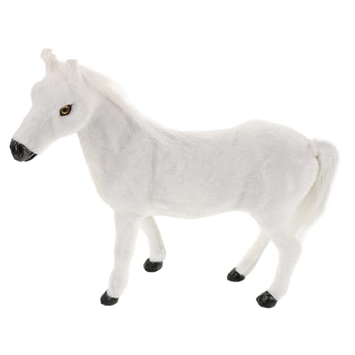 Abaodam Pferde plüschpferd Tier Pferdestatue Pferdestall Spielset Pferdefiguren Pferdespielset Pferdespielzeug für für Pferde Plüschstoff Weiß Abaodam Pferde plüschpferd Tier Pferdestatue Pferdestall Spielset Pferdefiguren Pferdespielset Pferdespielzeug für für Pferde Plüschstoff Weiß von Abaodam