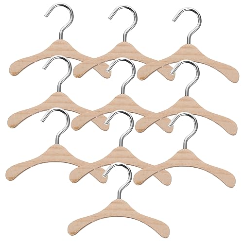 Abaodam Puppen Kleiderbügel Set 10 Stücke Holz Kleidung Kleiderbügel Puppen Zubehör Kleiderbügel Für Miniatur Abaodam Puppen Kleiderbügel Set 10 Stücke Holz Kleidung Kleiderbügel Puppen Zubehör Kleiderbügel Für Miniatur von Abaodam