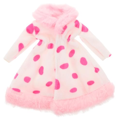 Abaodam Puppen Outfit Plüschmantel Dekorative Kleidung Für Miniaturpuppen Austauschbare Puppenbekleidung Und Waschbar Fördert Kreativität Und Fantasie von Abaodam