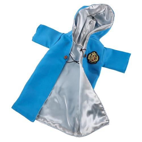 Abaodam Puppen-Zauberer-kostüm Für 18-Zoll-Puppen, Mini-umhang, Kleidung Mit Kapuze, Umhang, Cosplay-Kleidung Und Accessoires Für Rollenspiele von Abaodam