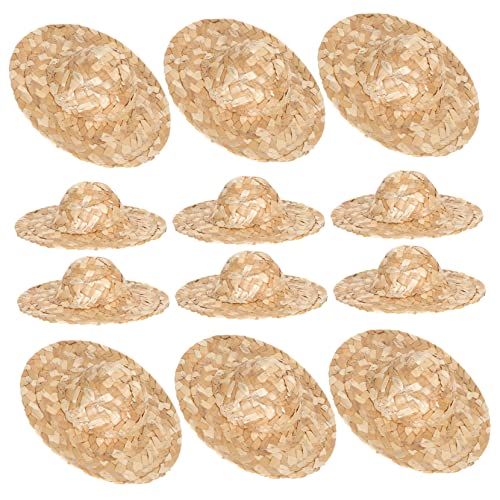 Abaodam Puppenhüte 12er-Set Mini-hüte Für Jungen Und Mädchen Puppenkostüme Bastelzubehör von Abaodam