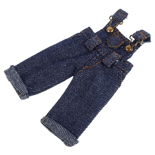Abaodam Puppenoverall Puppen Hosenträger Puppenbekleidung Puppenmode Kleidung Stylische Puppenhose Puppen Outfits Mini-Kleiderbügel niedliche Kleidung Miniaturkleidung Metall von Abaodam