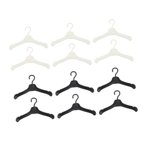 Abaodam Puppenständer-Set Mit 60 Kleiderbügeln Aus Kunststoff Für Puppenoutfits Als Geburtstags- Oder Festivalgeschenk Für Jungen Und Mädchen von Abaodam