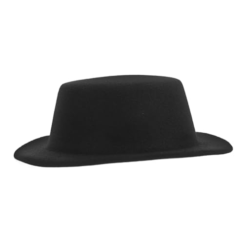 Abaodam Puppenzylinder Puppe Formelles Kostüm Kleiner Zylinder Kinderhüte Minihüte Zum Basteln Zylinderhut Aus Filz Winzig Mini-hüte Party Puppenhüte Deko Kleine Hüte Gefühlt Black von Abaodam