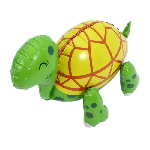 Abaodam Schildkröte Luftballon Aufblasbarer Tierballon für Kindergeburtstag Dekoratives Partyzubehör Stehende Schildkröte Realistische Aluminiumfolie für Feiern und Fotos Abaodam Schildkröte Luftballon Aufblasbarer Tierballon für Kindergeburtstag Dekoratives Partyzubehör Stehende Schildkröte Realistische Aluminiumfolie für Feiern und Fotos von Abaodam