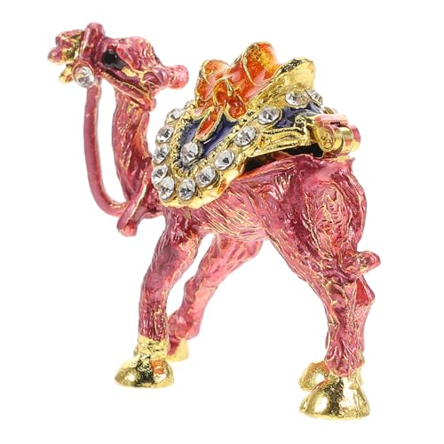 Abaodam Schmuckschatulle Dekoration Kamel-schreibtischstatue Familienschmuckstücke Kamelfigur Ornament Kamelfiguren Kamel Zubehör Kamele-dekoration Rot Zinklegierung Abaodam Schmuckschatulle Dekoration Kamel-schreibtischstatue Familienschmuckstücke Kamelfigur Ornament Kamelfiguren Kamel Zubehör Kamele-dekoration Rot Zinklegierung von Abaodam