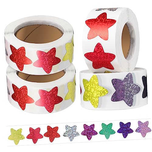 Abaodam Selbstklebende Sternaufkleber Für Sticker Für Geschenkschachteln DIY Bastelprojekte Und Belohnungen Perfekt Für Schule Und Kreative Aktivitäten Abaodam Selbstklebende Sternaufkleber Für Sticker Für Geschenkschachteln DIY Bastelprojekte Und Belohnungen Perfekt Für Schule Und Kreative Aktivitäten von Abaodam