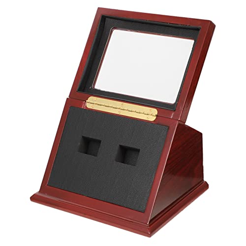 Abaodam Showcase -Box -Verpackungs -Champion Ring Anzeige Ringboxen Vitrine für den Haushalt Halter für Sportringe Vitrine zur Aufbewahrung von Schmuck Meisterschaftsringhalter Holzperlen Abaodam Showcase -Box -Verpackungs -Champion Ring Anzeige Ringboxen Vitrine für den Haushalt Halter für Sportringe Vitrine zur Aufbewahrung von Schmuck Meisterschaftsringhalter Holzperlen von Abaodam