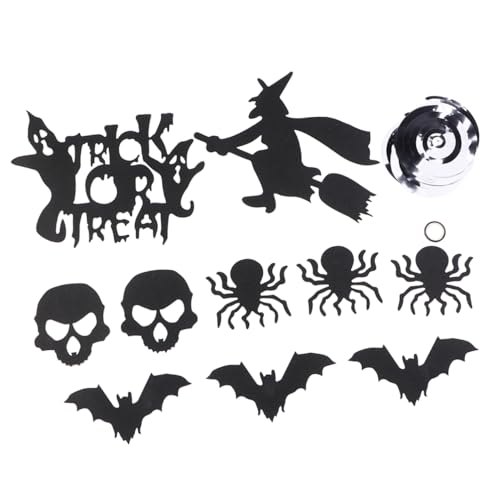 Abaodam Spinnen-schädel-fledermaus- -spiralen-verzierung Partydekorationen Halloween- Partyzubehör Streamer Massenzappelspielzeug Halloween-türdekorationen Lametta Papier Black Abaodam Spinnen-schädel-fledermaus- -spiralen-verzierung Partydekorationen Halloween- Partyzubehör Streamer Massenzappelspielzeug Halloween-türdekorationen Lametta Papier Black von Abaodam