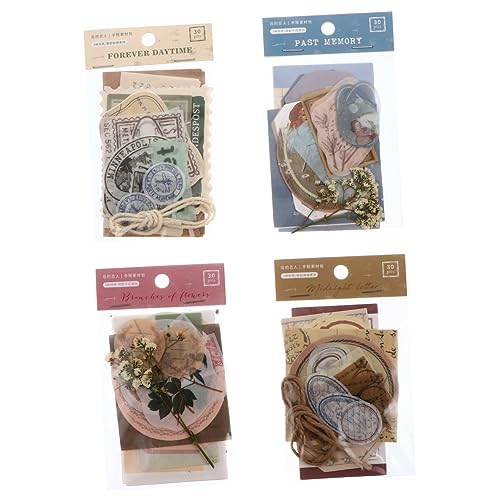 Abaodam Sticker-Set Retro-Papier-Aufkleber-Set Für Handgefertigte Journal-Dekorationen Und Scrapbooks Zufälliger Stil Abaodam Sticker-Set Retro-Papier-Aufkleber-Set Für Handgefertigte Journal-Dekorationen Und Scrapbooks Zufälliger Stil von Abaodam