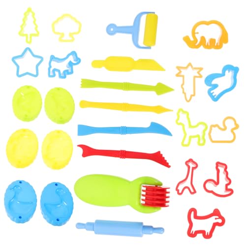 Abaodam Teiliges Knete Werkzeug Set für Farbenfrohes Modellierwerkzeug aus Robustem Material zum Schneiden Formen und Pädagogisch für Kindergarten und Zuhause Abaodam Teiliges Knete Werkzeug Set für Farbenfrohes Modellierwerkzeug aus Robustem Material zum Schneiden Formen und Pädagogisch für Kindergarten und Zuhause von Abaodam