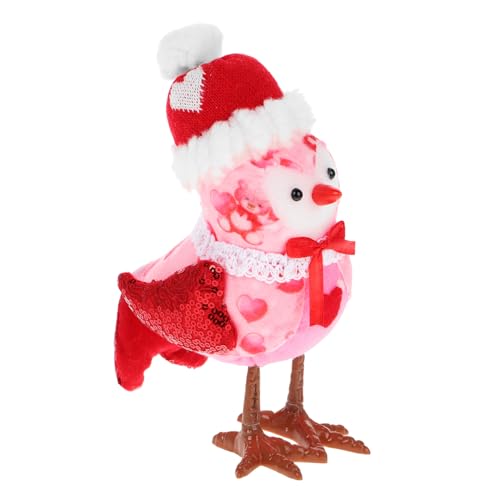 Abaodam Wunderliche Runde Hut-vogel-ornamente Stofffiguren Party-dekorationen Für Valentinstag Hochzeitstag Abaodam Wunderliche Runde Hut-vogel-ornamente Stofffiguren Party-dekorationen Für Valentinstag Hochzeitstag von Abaodam
