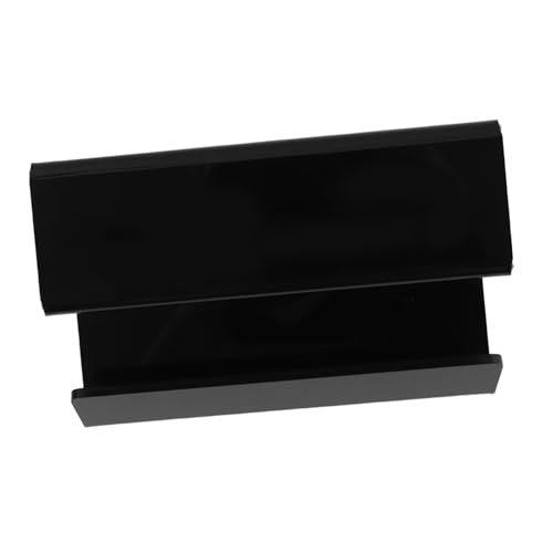 Abaodam Vinyl Schallplatten Aufbewahrungshalter aus Stabiler Plattenständer für Alben Platzsparend für Schreibtisch oder Wohnzimmer von Abaodam