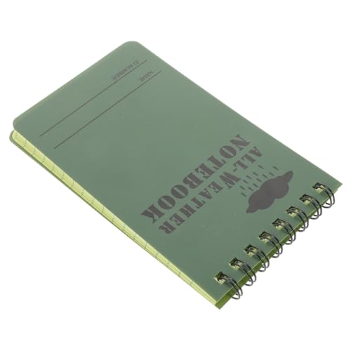 Abaodam Wasserdichte klebrige Noten ästhetisches notizbuch Taschennotizbuch Hefte für die Schule Notizblock lernen Kleines Notizbuch akademisches Notizbuch Papier Green von Abaodam
