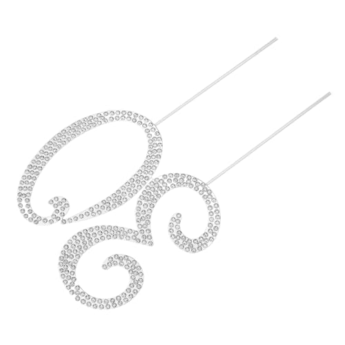 Abaodam Zahlen Cake Topper mit Funkelnden Strasssteinen Silberne Wiederverwendbare Kuchenstecker für Geburtstag Einfache Handhabung Elegante Party-dekoration für Jubiläen und Feiern Abaodam Zahlen Cake Topper mit Funkelnden Strasssteinen Silberne Wiederverwendbare Kuchenstecker für Geburtstag Einfache Handhabung Elegante Party-dekoration für Jubiläen und Feiern von Abaodam