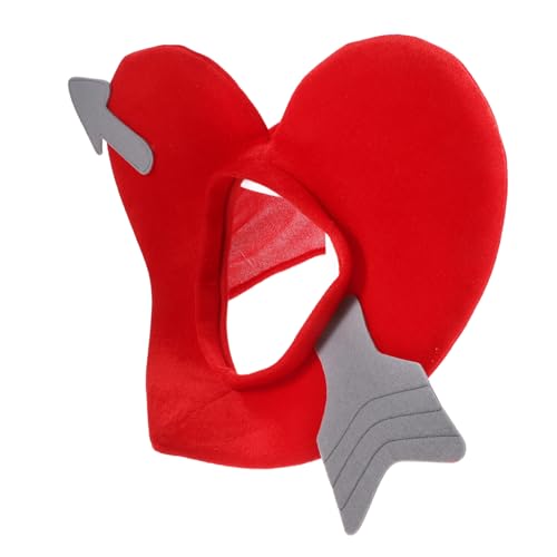 Abaodam herzförmige Kapuze valentinstag Partyhut spaß Herzförmige Kopfbedeckung verkleidung Herz-Kopf-Bopper Halloween-Kopfbedeckung Valentinsliebe-Stirnband Valentinshut Schwamm rot Abaodam herzförmige Kapuze valentinstag Partyhut spaß Herzförmige Kopfbedeckung verkleidung Herz-Kopf-Bopper Halloween-Kopfbedeckung Valentinsliebe-Stirnband Valentinshut Schwamm rot von Abaodam