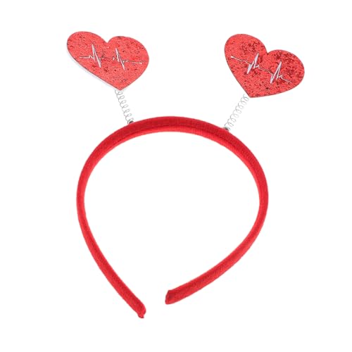 Abaodam valentinstag stirnband funkeln Valentinstag Herz Stirnband Valentinstag-Herz-Stirnbänder für Frauen Herz Kopfbedeckung Liebesherz-Stirnband gefühlt rot Abaodam valentinstag stirnband funkeln Valentinstag Herz Stirnband Valentinstag-Herz-Stirnbänder für Frauen Herz Kopfbedeckung Liebesherz-Stirnband gefühlt rot von Abaodam