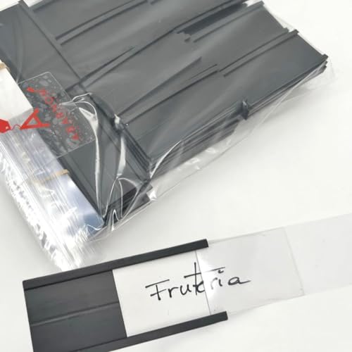 Magnetischer Etikettenhalter, 30 mm hoch und 70 mm lang, für Regale, mit Magnet, magnetischer Preishalter für Regale, Regal (100) Magnetischer Etikettenhalter, 30 mm hoch und 70 mm lang, für Regale, mit Magnet, magnetischer Preishalter für Regale, Regal (100) von ABARNOM