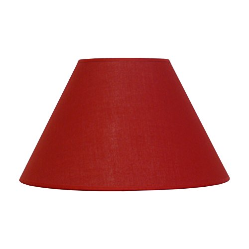 Lampenschirm Du Moulin – Lampenschirm Kegel Textur E27, rot, 22 x 15 x 13 cm von Abat-jour du Moulin