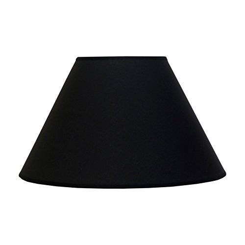 Lampenschirm Du Moulin – Lampenschirm Kegel Textur E27, schwarz, 30 x 13 x 17 cm von Abat-jour du Moulin